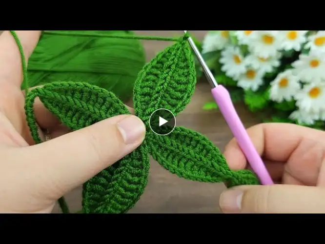 woww.. you will love these gorgeous leaves.. amazing crochet
