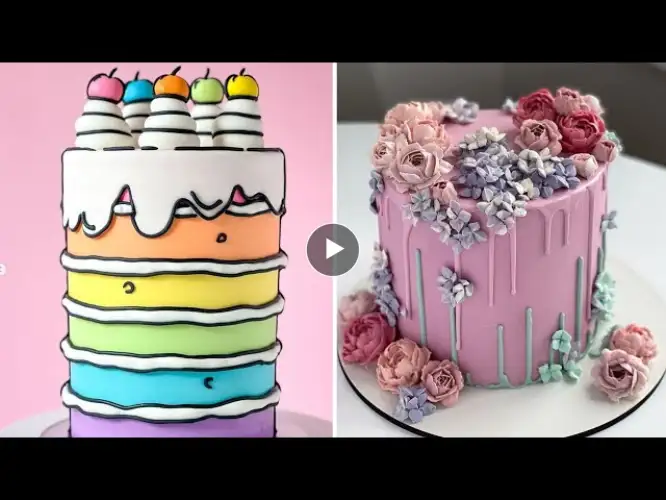 Top 200 Amazing Birthday Cake Decorating Idea | Oddly Satisfying Cake Decorating Compilation