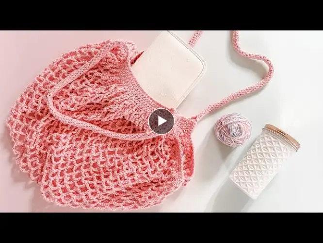 Crochet Market Bag | Super FAST and Easy crochet bag