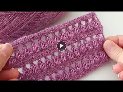 just 3 rows of crochet stitches this is a really cool pattern