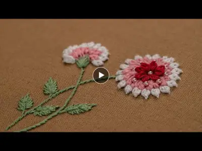 Lovely Flowers with simple Stitching Techniques!